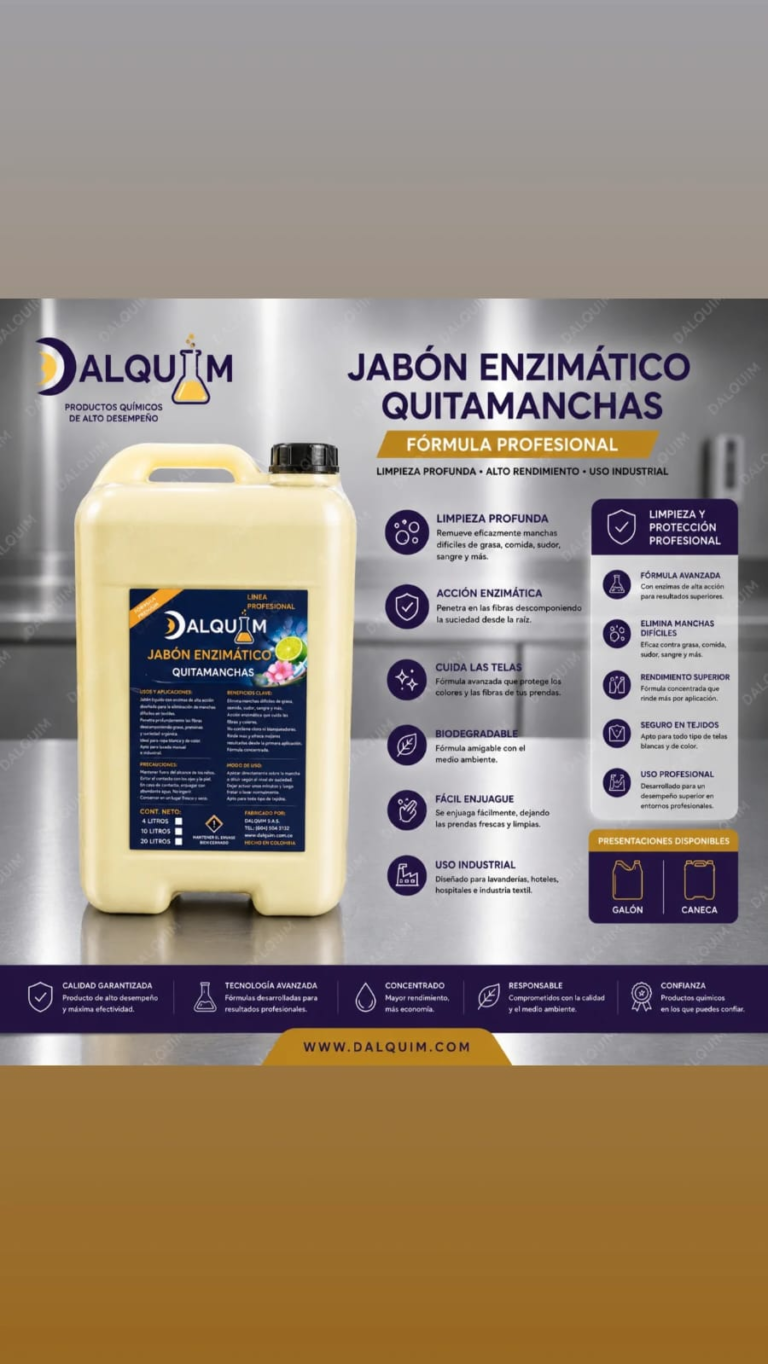 JABÓN ENZIMÁTICO QUITAMANCHAS